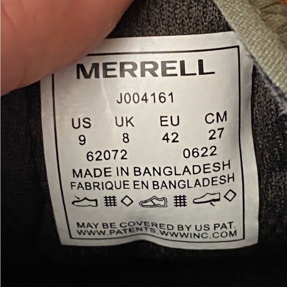 MERRELL Olive MEN'S HUT MOC 2 SLIP ON LOAFER QUILTED SLIPPER SNEAKER Size 9 - Picture 2 of 12